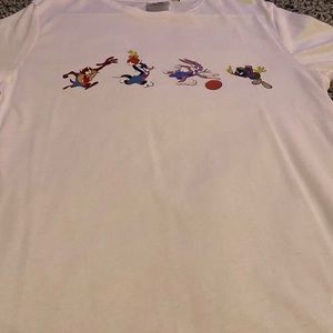 Space Jam White Graphic Tee